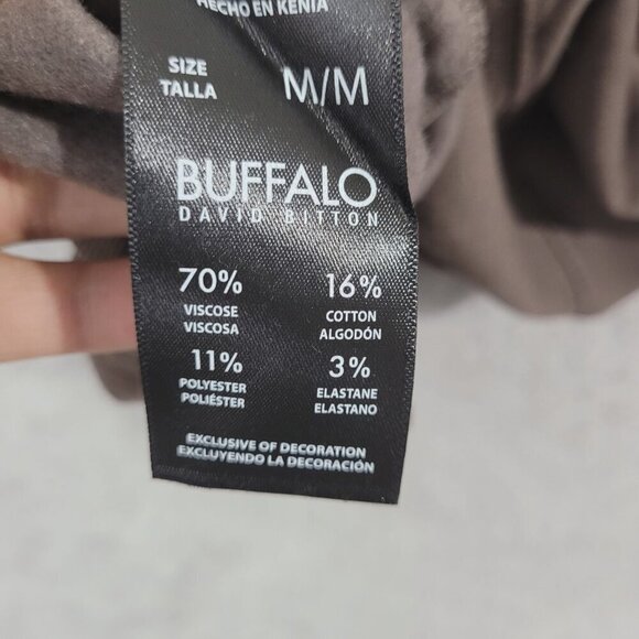 NEW Buffalo David Bitton Women's M Brown Hoodie Sweatshirt - Picture 6 of 8